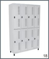 roupeiro de a&ccedil;o 8 portas grandes