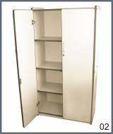 arm&aacute;rio alto fechado