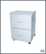 gaveteiro volante - 2 gavetas