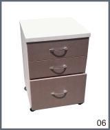 arquivo baixo - gavetas grandes e pequenas