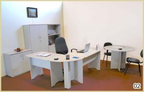 mesa secretaria - pes de ferro- 2 gavetas