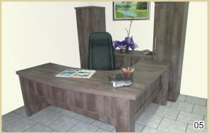 conjunto em l - p&eacute;s de ferro