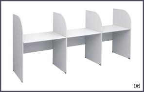 esta&ccedil;&atilde;o de atendimento - 3 lugares